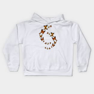 Monarch Butterfly migration Kids Hoodie